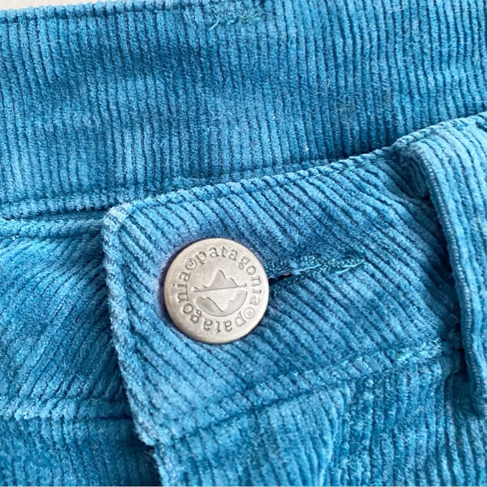 Women’s Patagonia Teal Corduroyed Straight Leg Pants. Size 24 (00) - Picture 3 of 12